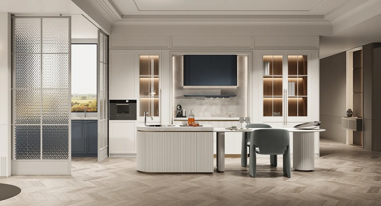 OPPEIN luxury kitchen design Dubai